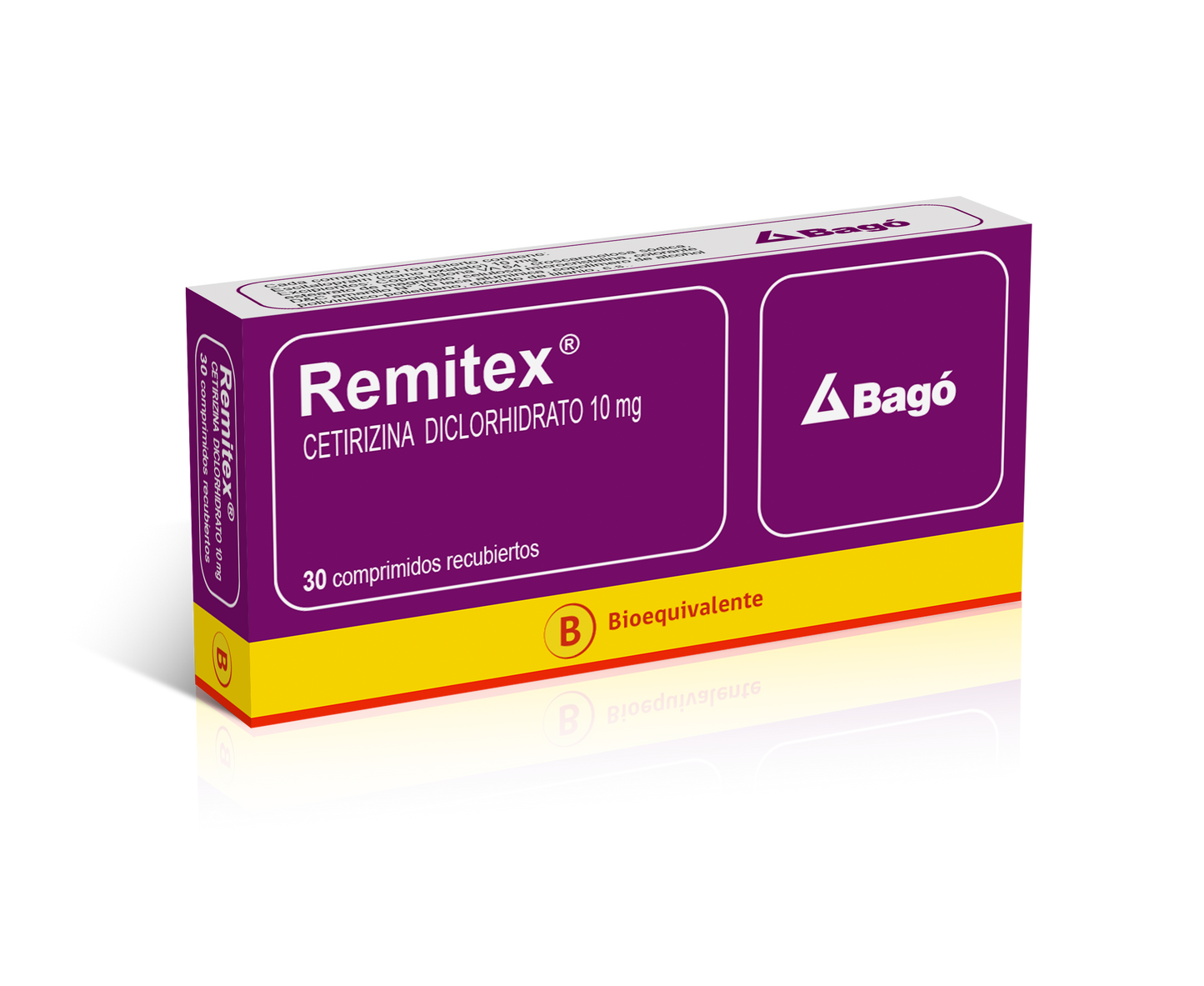 Remitex Comprimidos 10 mg x 30 (Cetirizina)