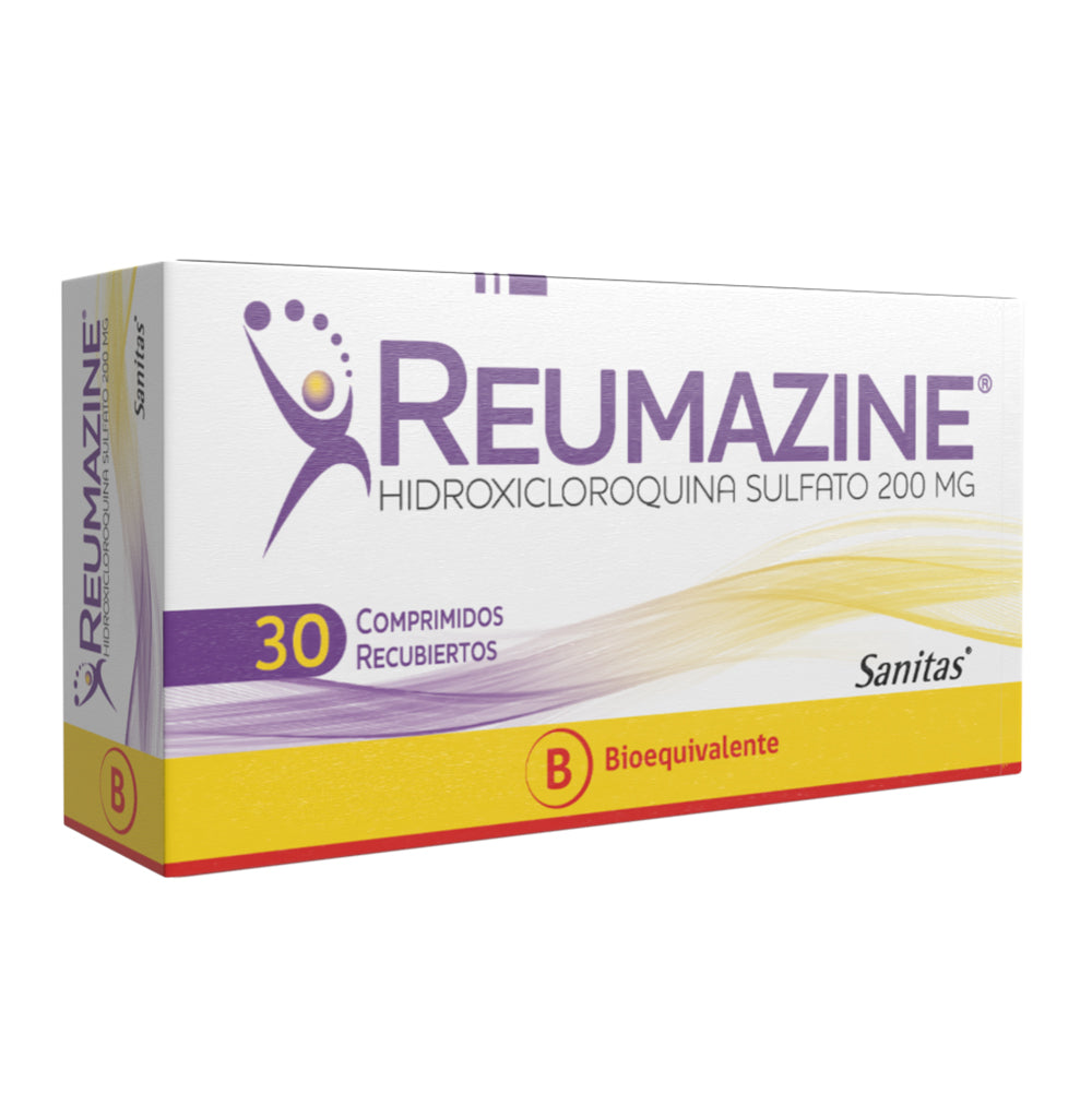 Reumazine Comprimidos 200 mg x 30 (Hidroxicloroquina)