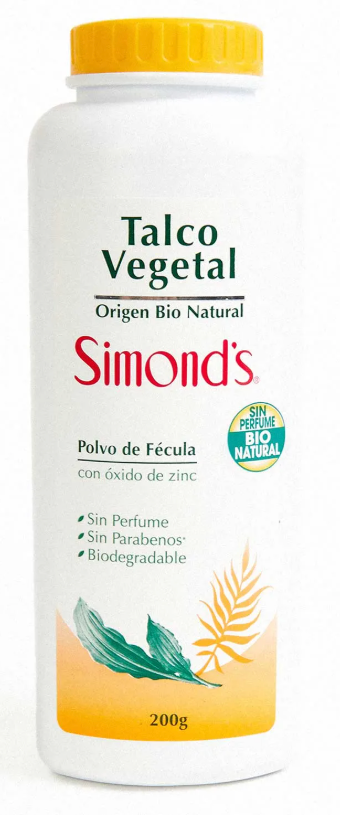 Simond Talco Vegetal x 200 Gr (Talcos Y Pomadas)