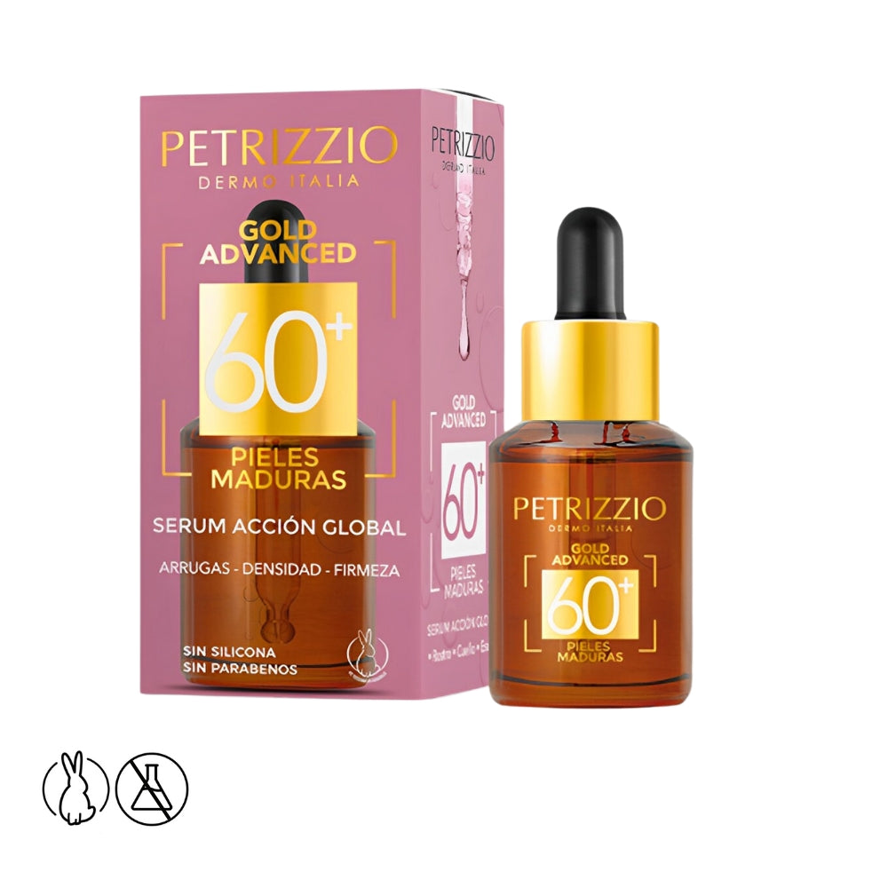 Petrizzio Serum Gold Advanced 60+ Pieles Maduras x 27 ml