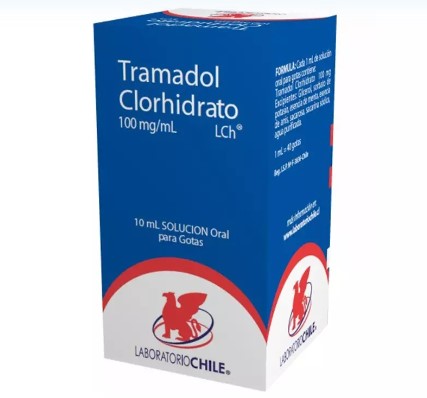 Tramadol Gotas 100 mg x 10 ml Chile