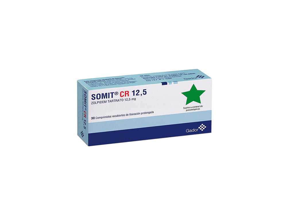 Somit Cr Comprimidos 12,5 mg x 30 (Zolpidem)