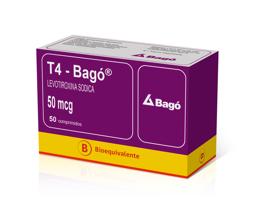 T4 Comprimidos 50 mcg x 50 (Levotiroxina)
