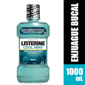 Listerine Cool Mint x 500 ml (Enjuagues Bucales)