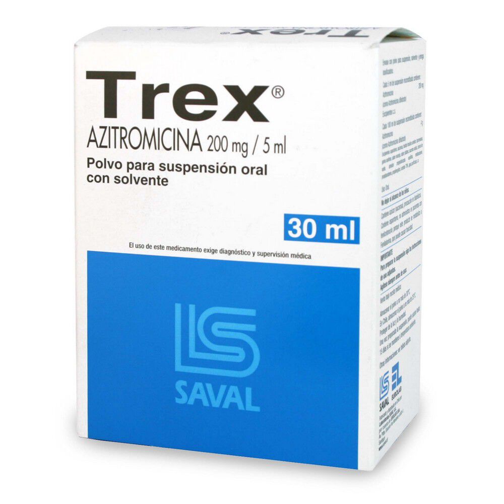Trex Sus 200mg/5ml x 30 ml (Azitromicina)