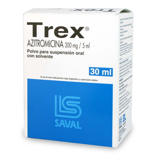 Trex Sus 200mg/5ml x 30 ml (Azitromicina)