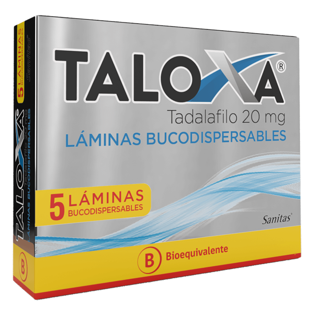Taloxa Lamina 20 mg x 5 (Tadalafilo)