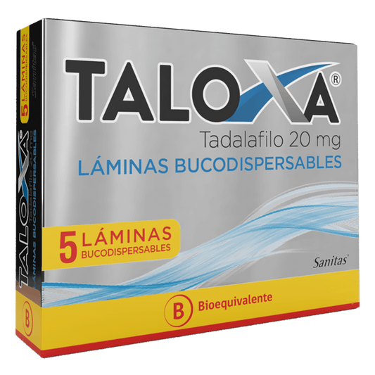 Taloxa Lamina 20 mg x 5 (Tadalafilo)