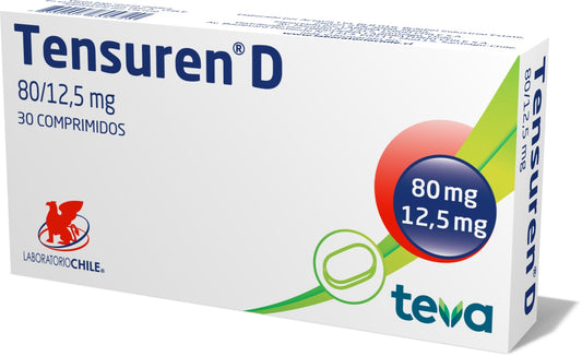 Tensuren D Comprimidos 80/12,5 mg x 30 (Telmisartan+Hidroclorotiazida)
