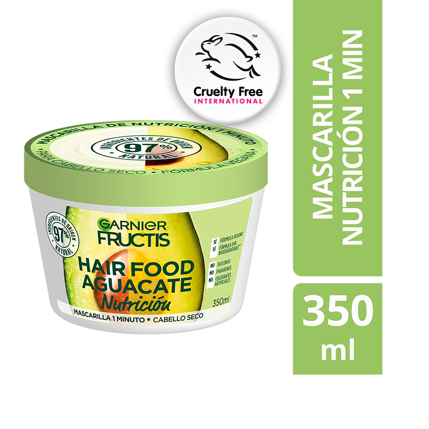 Fructis Crema Tratamiento Aguacate x 350 ml (Crema De Peinar)