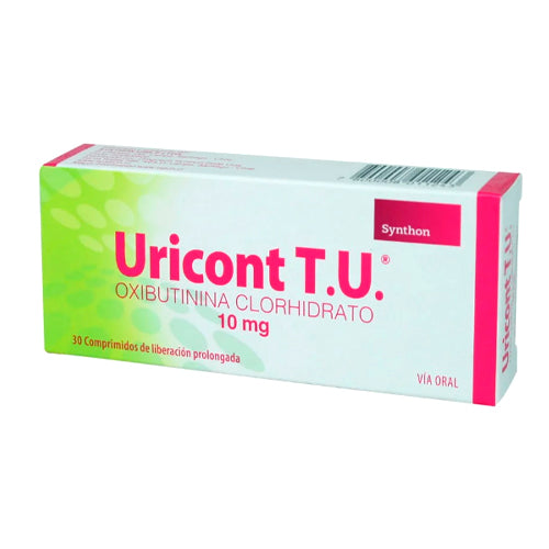 Uricont Tu Comprimidos 10 mg x 30 (Oxibutinina)