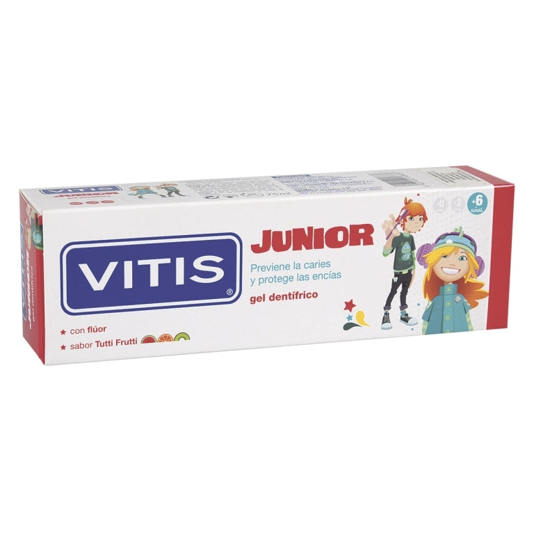 Vitis Pasta Gel Junior x 75 ml (Crema Dental Infantil)