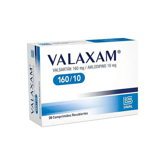 Valaxam Comprimidos 160/10 x 30 (Valsartan/Amlodipino)
