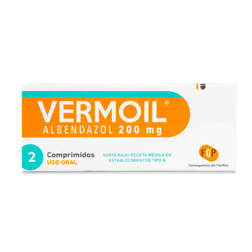 Vermoil Comprimidos 200 mg x 2 (Albendazol)