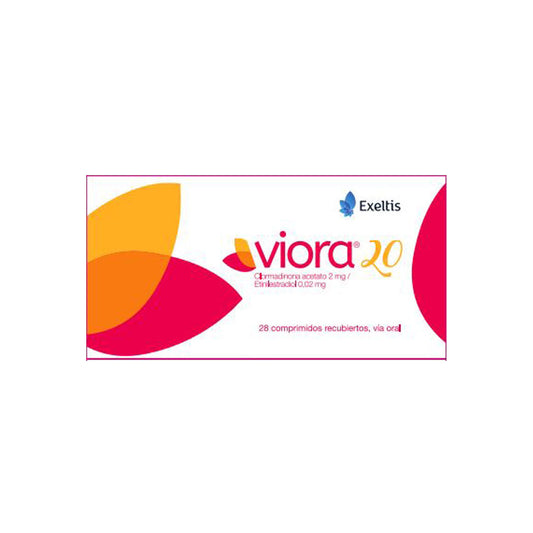 Viora 20 Comprimidos x 28 (Clormadinona/Etinilestradiol)