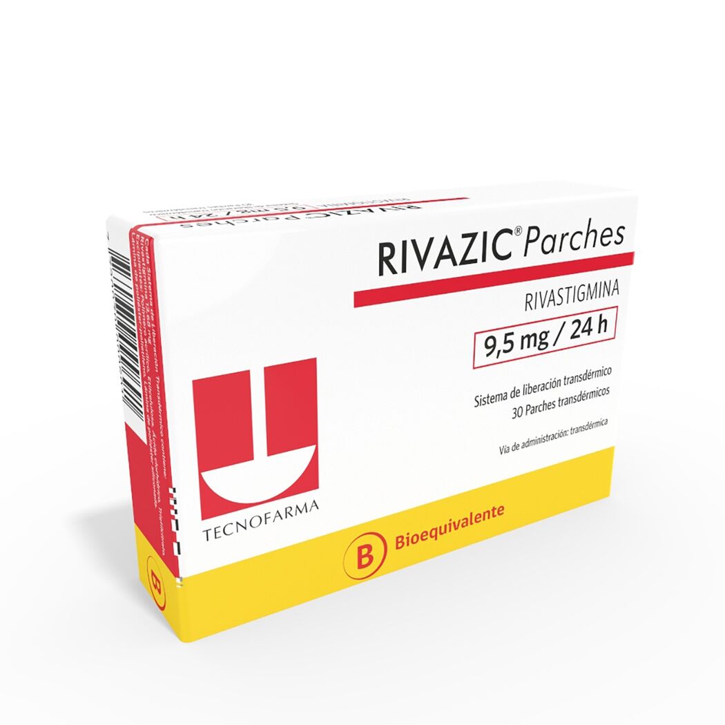 Rivazic Parches 9,5mg/24H x 30 (Rivastigmina)