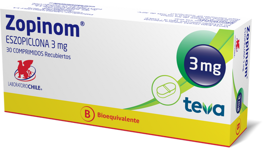 Zopinom Comprimidos 3 mg x 30 (Eszopiclona)