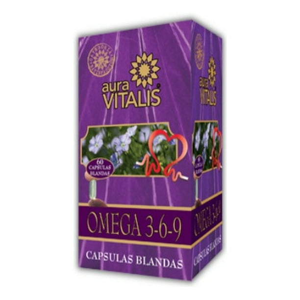 Omega 3-6-9 Cápsulas 1000 mg x 60 Aura