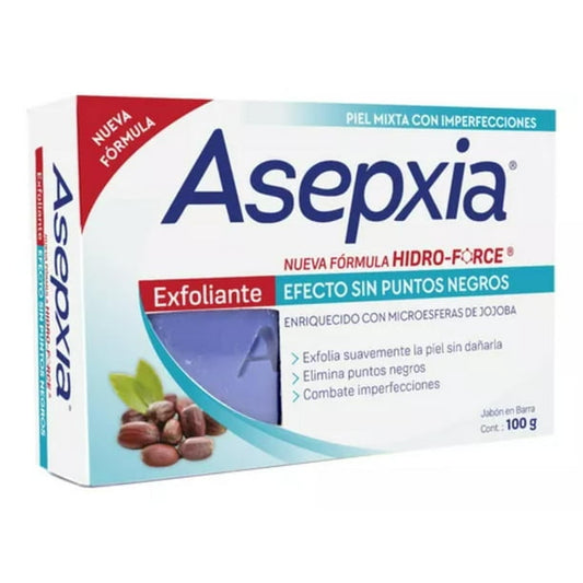 Asepxia Exfoliante Jab x 100 Gr (Jabon Barra)
