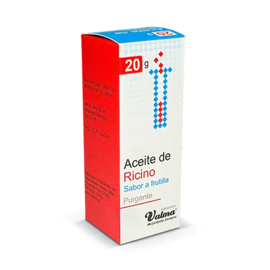 Aceite Ricino Frutilla x 20 ml Valma (Aceite De Ricino)