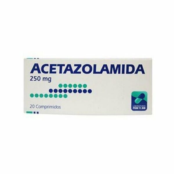 Acetazolamida Comprimidos 250 mg x 20 Mint