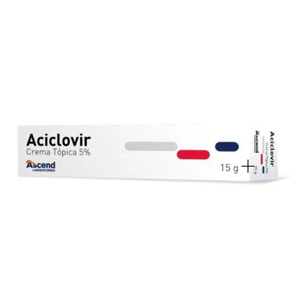 Aciclovir Crema 5% x 15 Gr Ascend