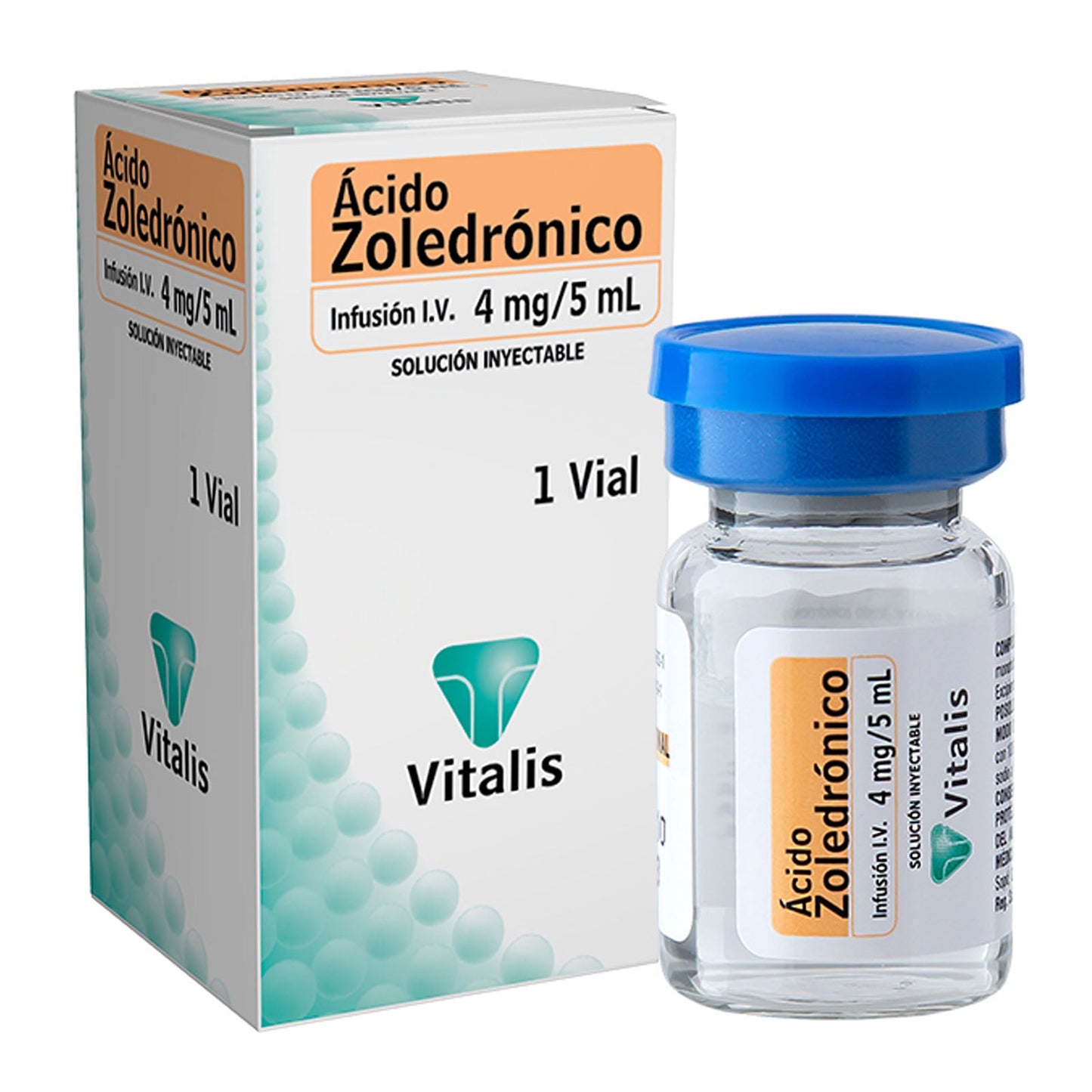 Acido Zoledronico Solución Inyectable 4 mg x 1 Caplin