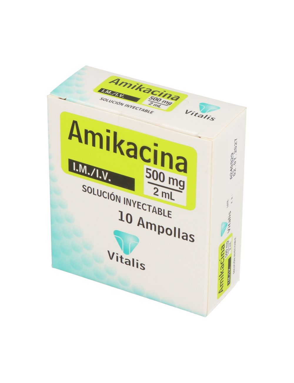 Amikacina Amp 500 mg/2ml x 10 Vitalis