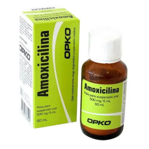 Amoxicilina Sus 500 mg x 60 ml Opko