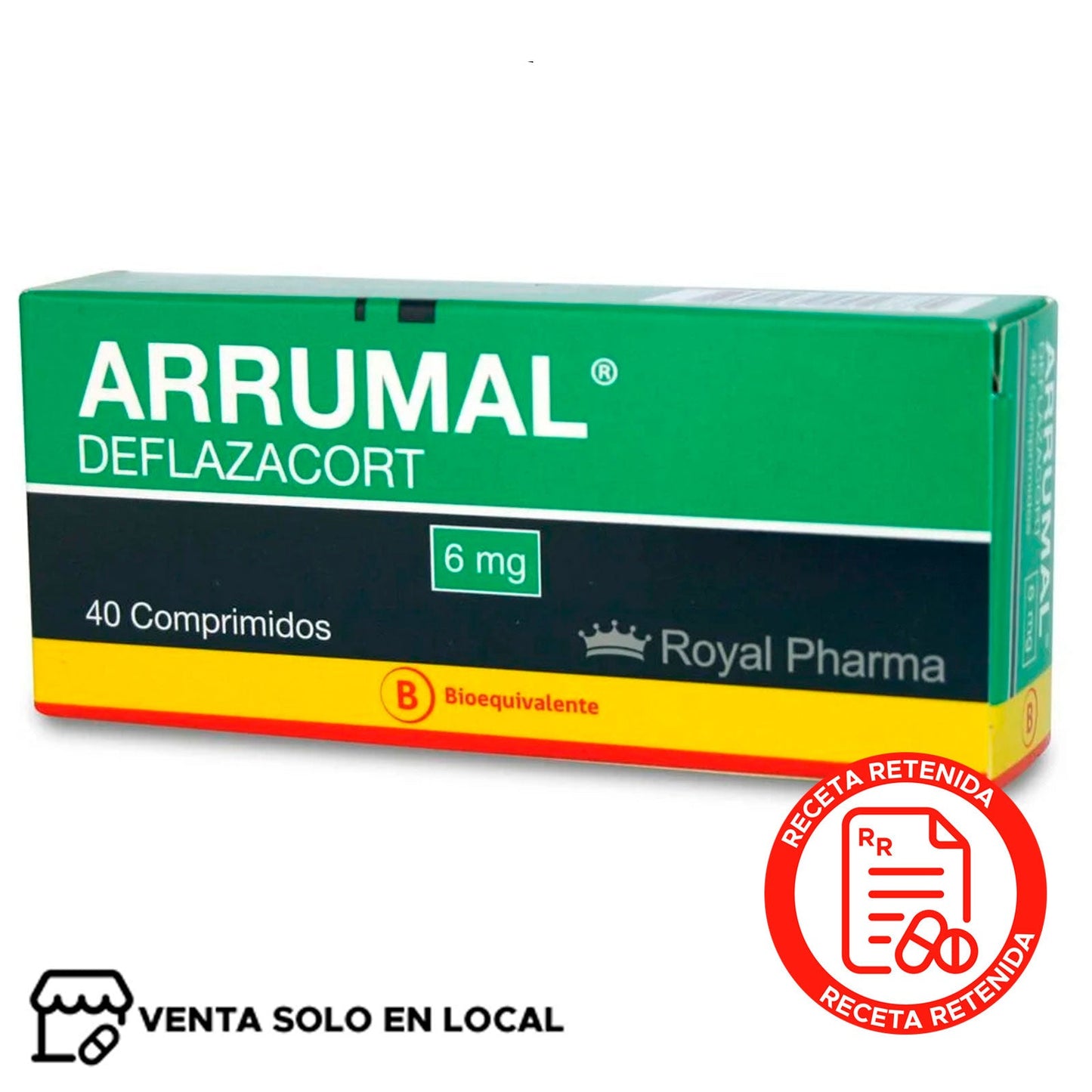 Arrumal Comprimidos 6 mg x 40 (Deflazacort)