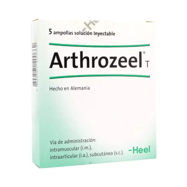 Arthrozeel Inyectable Amp x 5 Heel (Cartilago Suis / Funiculus Umbilicalis Suis / Embryo Suis / Placenta Suis / Solanum Dulcamara)
