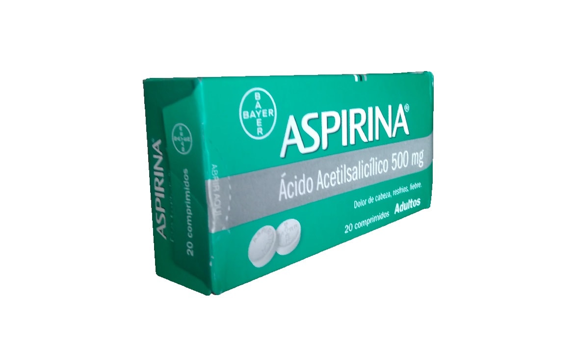Aspirina Comprimidos 500 mg x 20 (Acido Acetilsalicilico)