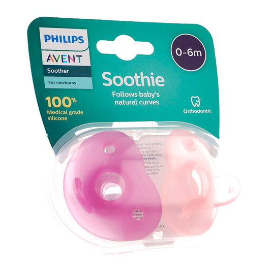 Avent Chupete Soothie Niño 0-6M x 2 Unidades