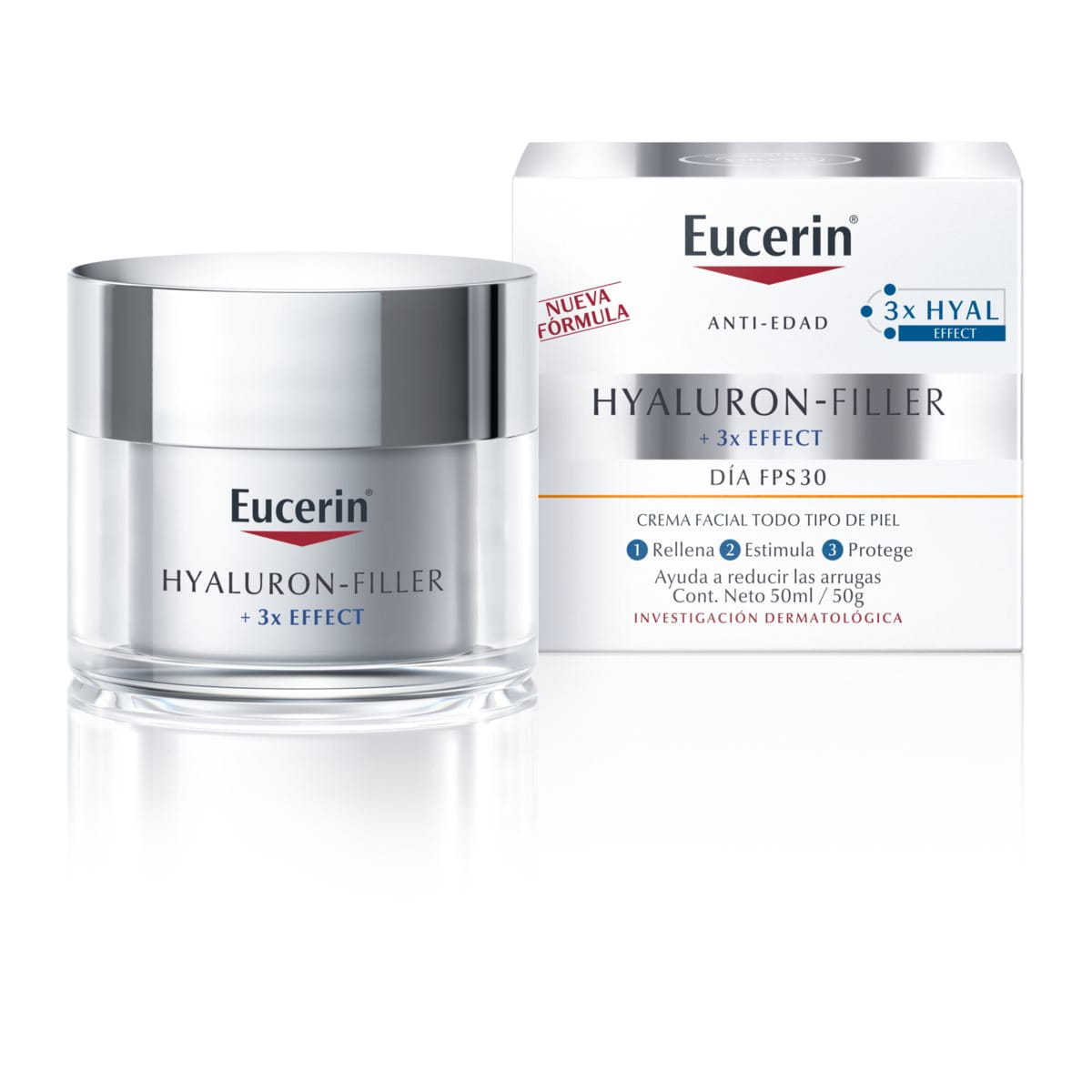 Eucerin Crema Hyaluron-Filler 3X Effect Dia x 50 Gr (Cuidado Facial)
