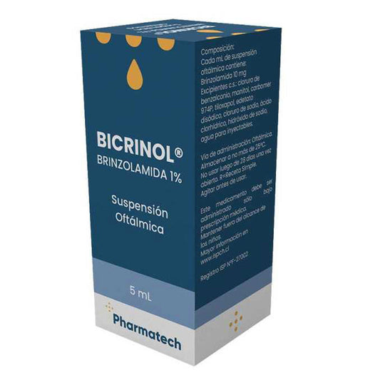 Bicrinol Solución Oftálmica 1% x 5 ml (Brinzolamida)