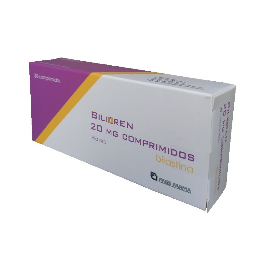 Bilidren Comprimidos 20 mg x 30 (Bilastina)