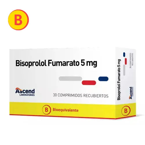 Bisoprolol Comprimidos 5 mg x 30 Ascend