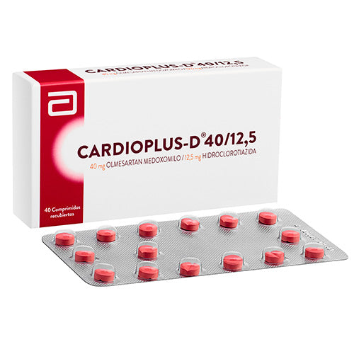 Cardioplus-D Comprimidos 40/12,5 mg x 40 (Olmesartan/Hidroclortiazida)