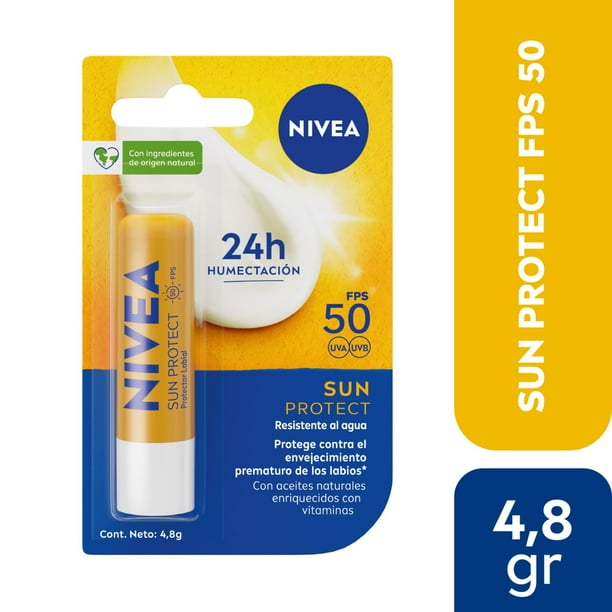 Nivea Lip Care Sun Protect Fps 50 x 4,8 Gr (Proteccion Solar)