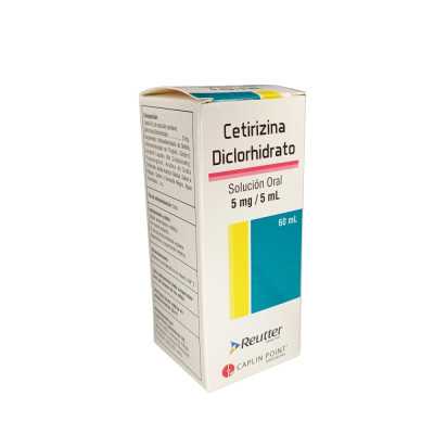 Cetirizina Solución 5 mg /5ml x 60 ml Reutter