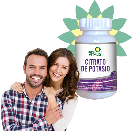 Citrato De Potasio Cápsulas 450 mg x 90 Aura