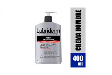 Lubriderm Men Crema 3 En 1 x 400 ml (Cuidado Corporal)