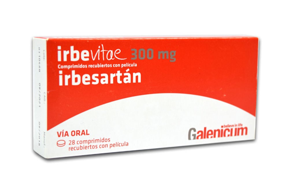 Irbevitae Comprimidos 300 mg x 28 (Irbesartan)