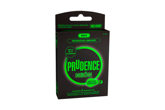 Prudence Preser Neon x 3 Unidades (Preservativo)