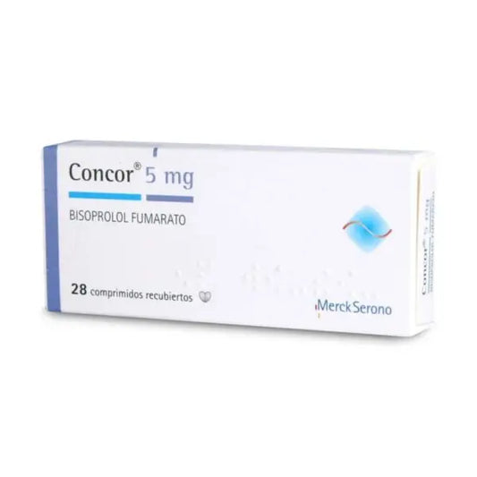 Concor Comprimidos 5,00 mg x 28 (Bisoprolol)