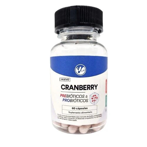 Cranberry Pre-Pro Cápsulas x 60 (Cranberry + Anulina + Probiotico)