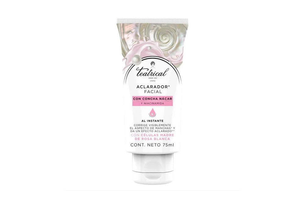 Teatrical Aclarador Crema Facial Concha De Nacar x 75 ml