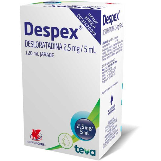 Despex Jarabe 2,5 mg/5ml x 120 ml (Desloratadina)