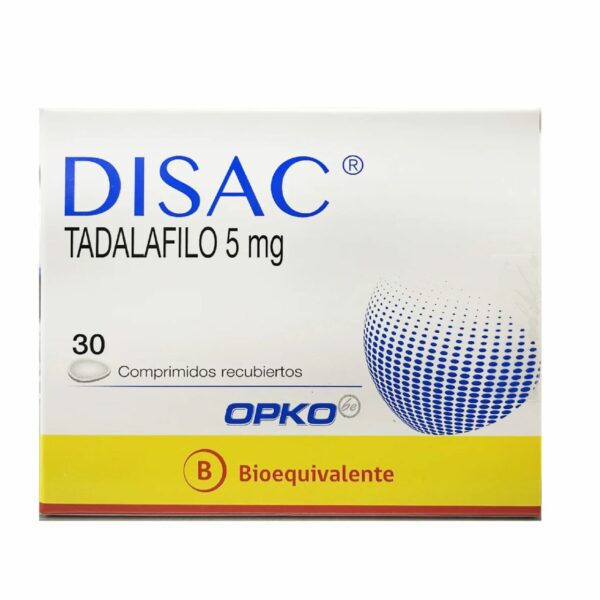 Disac Comprimidos 5 mg x 30 (Tadalafilo)