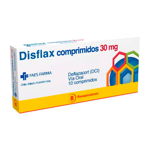 Disflax Comprimidos 30 mg x 10 (Deflazacort)
